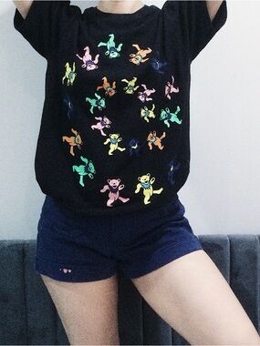 Grateful Dead Black Band Tee